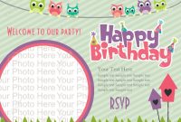 Birthday Invitation Cards Templates Invitation Template Ideas with regard to proportions 1300 X 975
