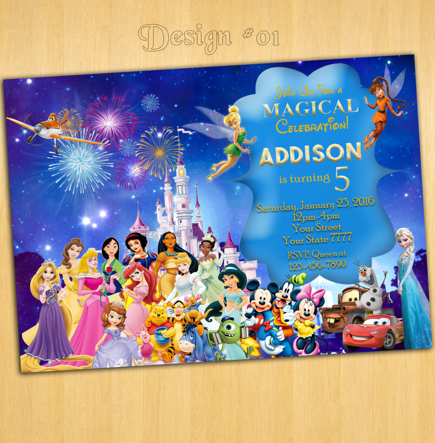 Birthday Invitation Template Disney Invitation Templates Free for size 1473 X 1500