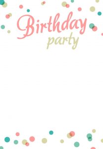 Birthday Party Invitation Free Printable Addisons 1st Birthday with regard to proportions 1080 X 1560