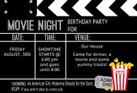 Birthday Party Invitation Templates Movie Theme Kallis 13th for size 1600 X 1143