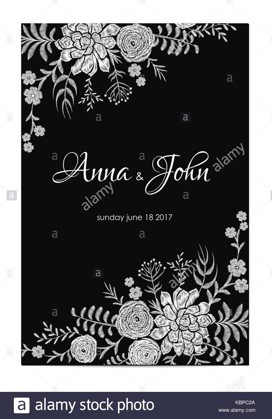 Black And White Wedding Invitation Vintage Greeting Card Template throughout size 904 X 1390