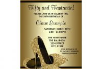 Black Gold High Heels Womans Birthday Party Invitation Zazzle for proportions 1106 X 1106