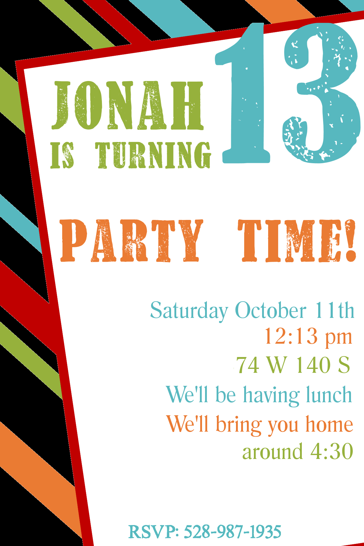 Blank Party Invitation Template Invitation Templates Free in sizing 1200 X 1800