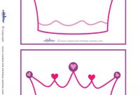 Blank Printable Crown Invitations Coolest Free Printables Birthday within measurements 850 X 1100