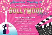 Bollywood Invitation Template Sunshinebizsolutions pertaining to measurements 1500 X 1071