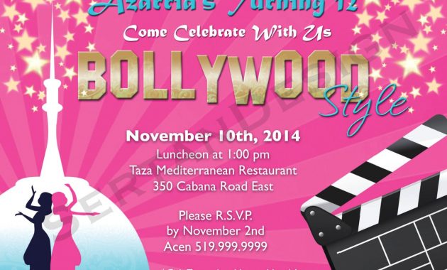 Bollywood Invitation Template Sunshinebizsolutions pertaining to measurements 1500 X 1071