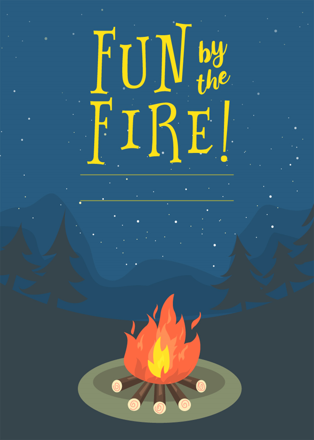 Bonfire Bug Free Printable Party Invitation Template Greetings regarding proportions 1000 X 1400