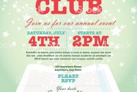 Book Club Event Invitation Design Template Includes Open Book And throughout sizing 791 X 1024