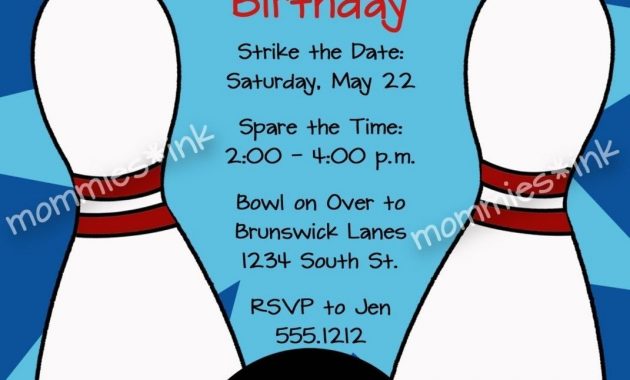 Bowling Pin Invitation Template Invitation Template Ideas regarding dimensions 1071 X 1500