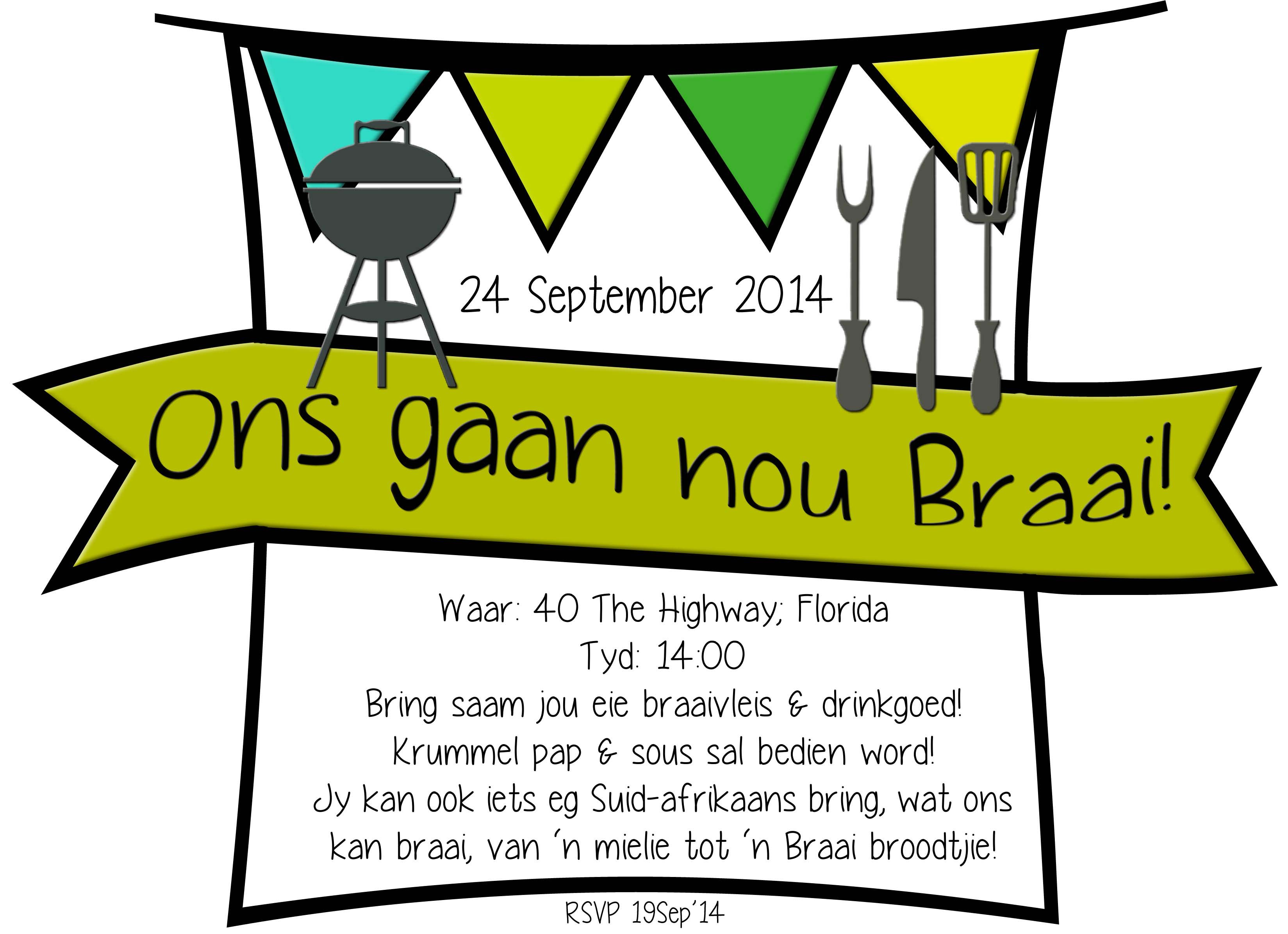 Braai Day Invitations Birthday Invitations Invitations Birthday regarding proportions 3298 X 2391