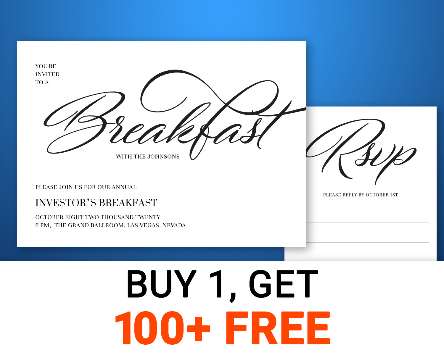 Breakfast Meeting Business Invitation Template Company Party Etsy throughout sizing 1500 X 1200