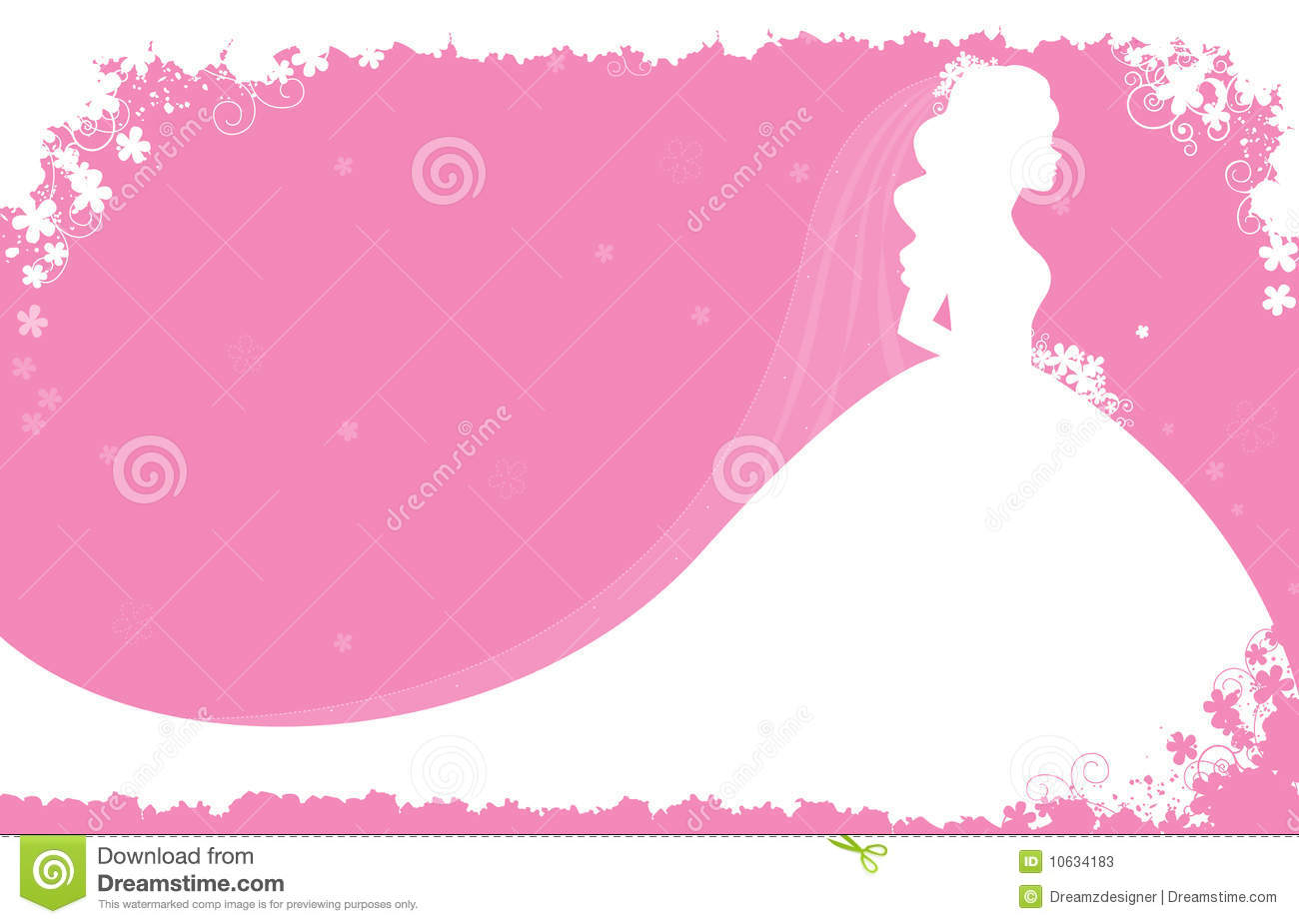 Bridal Shower Invitation Stock Vector Illustration Of Female 10634183 for size 1300 X 925
