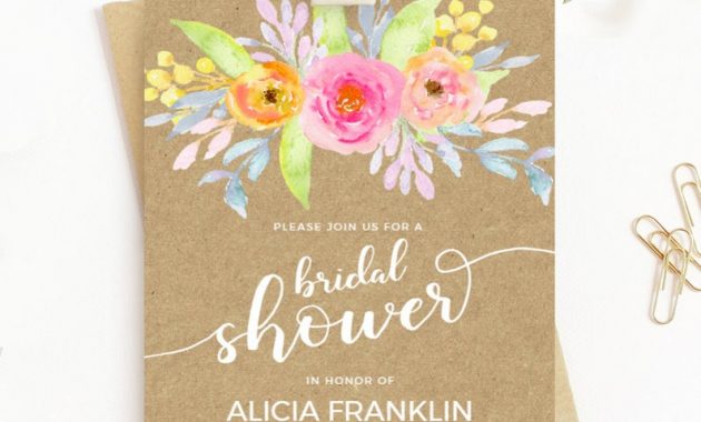 Bridal Shower Invitation Template Digital Download Rustic Etsy for proportions 794 X 1015