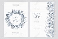 Bundle Of Elegant Wedding Party Invitation Templates Decorated regarding sizing 1300 X 971