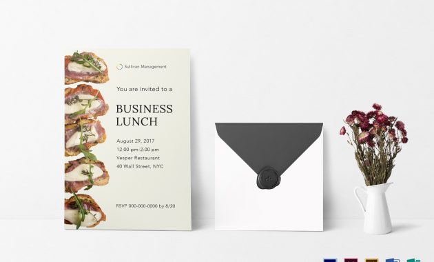 Business Lunch Invitation Template for dimensions 1920 X 1344