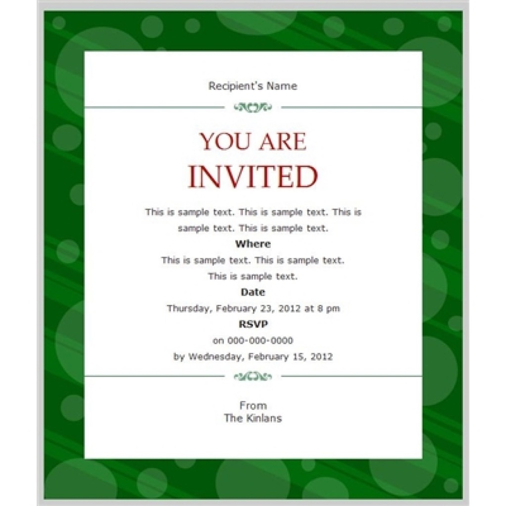 Business Party Invitation Templates Party Invitation Collection for dimensions 1024 X 1024