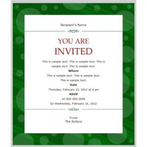 Business Party Invitation Templates Party Invitation Collection regarding sizing 1024 X 1024