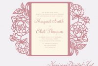 Butterfly Wedding Invitations Templates Valid Peonies Cut Wedding pertaining to size 2446 X 2072