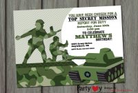 Camouflage Party Invitation Template Invitation Template Ideas intended for dimensions 1365 X 975