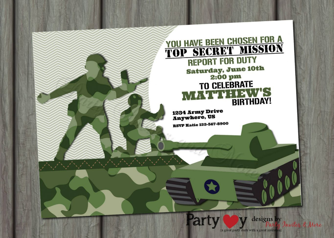 Camouflage Party Invitation Template Invitation Template Ideas intended for dimensions 1365 X 975