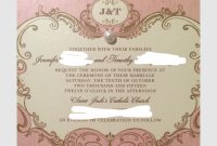 Catholic Wedding Invitation Wording pertaining to dimensions 1000 X 1000