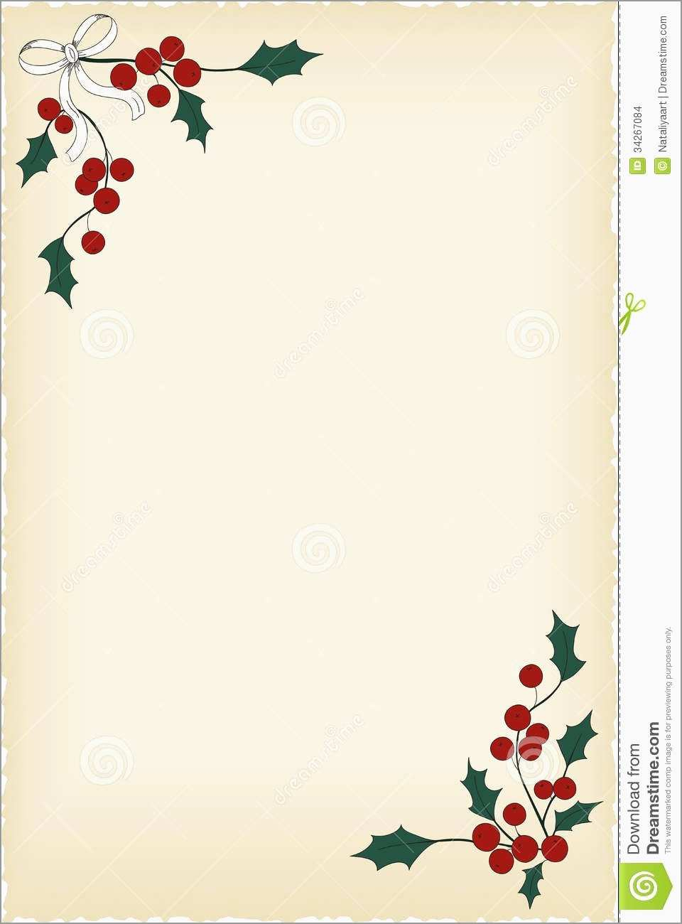 Christmas Card Invitation Templates Free Luxury Blank Christmas throughout proportions 960 X 1300