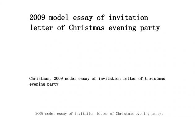 Christmas Invitation Letter Invitation For A Christmas Party Or intended for measurements 1240 X 1754