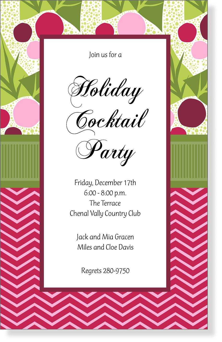 Christmas Open House Invitation Wording Invitation Templates with regard to measurements 925 X 1424