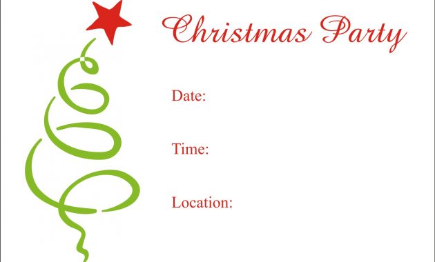 Christmas Party Invitation Blank Template Invitation Templates Free throughout dimensions 1802 X 1202