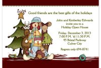 Christmas Party Invitations Country Christmas Design Printed With for sizing 1000 X 1000