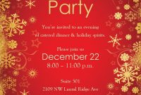 Christmas Party Invitations Templates Word Cookie Swap Holiday intended for size 1000 X 1400