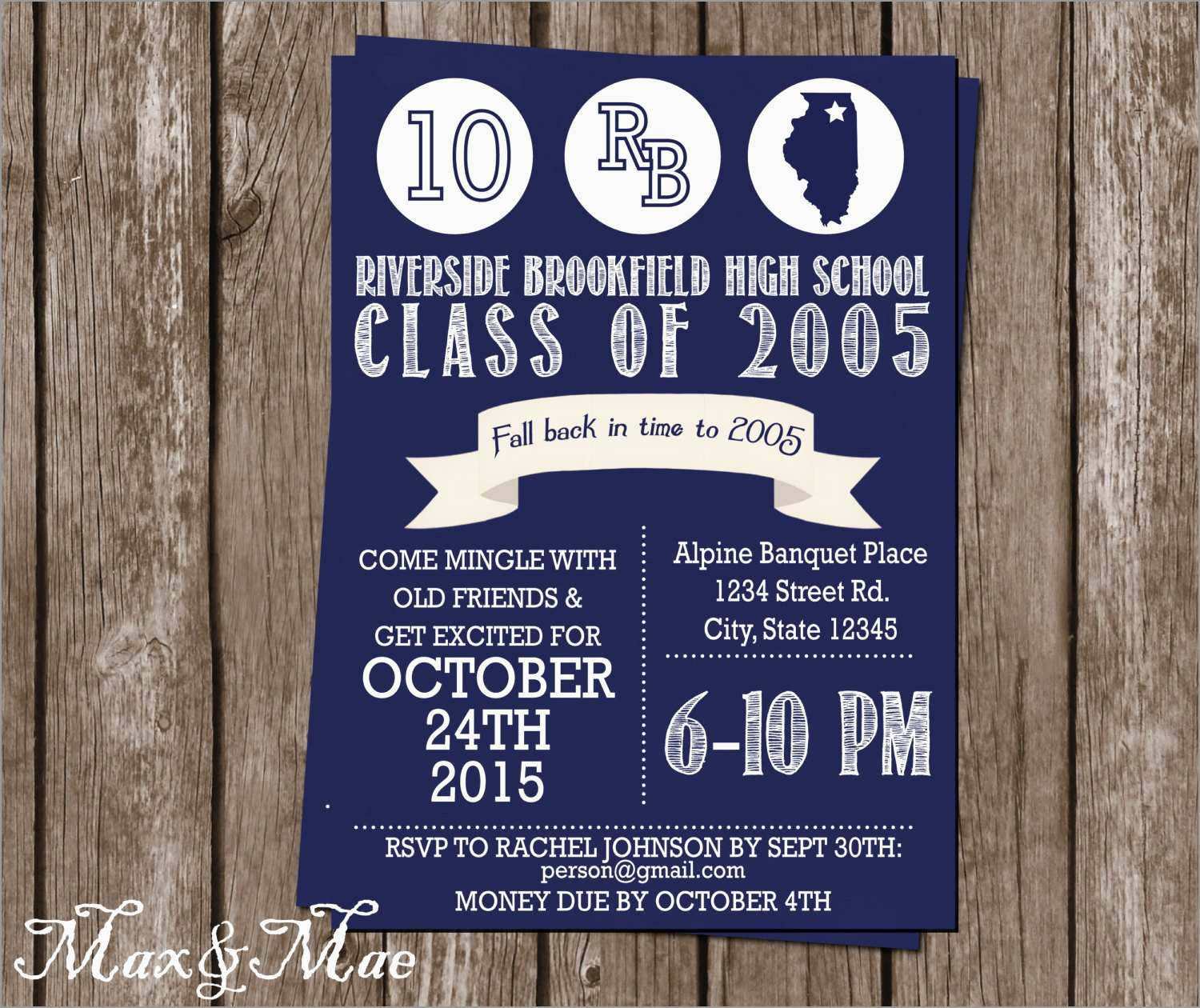 Class Reunion Invitation Templates Free Great High School Reunion throughout measurements 1500 X 1260