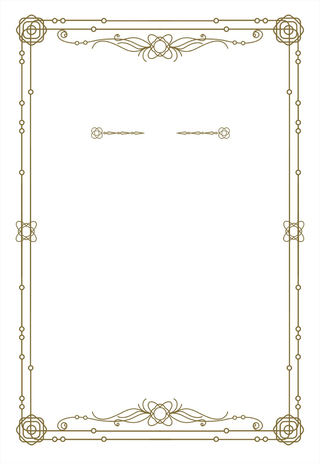 Classic Border Wedding Invitation Template Free In 2019 Heroes intended for proportions 1080 X 1560