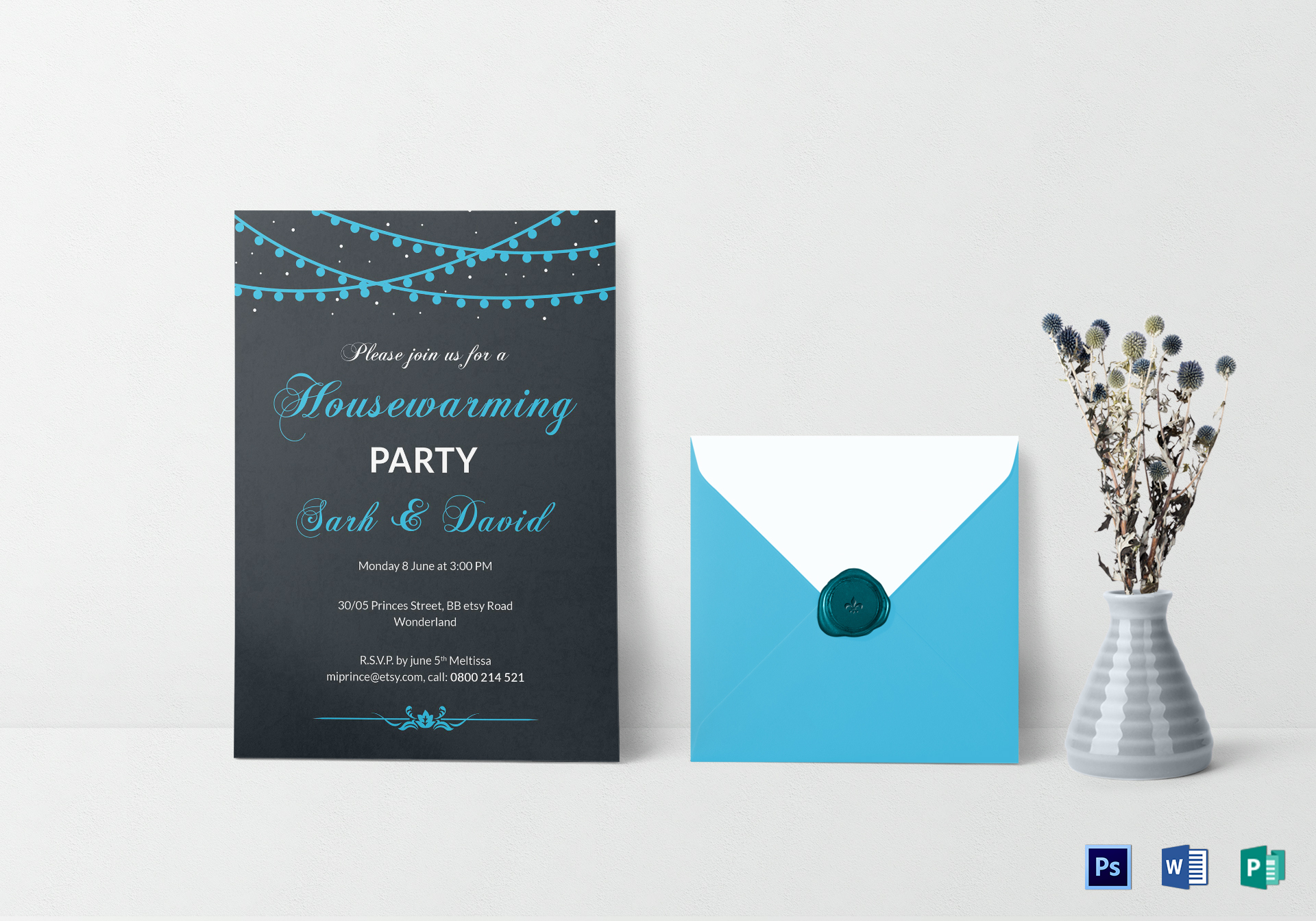 Classic Housewarming Invitation Design Template In Psd Word Publisher in proportions 1920 X 1344