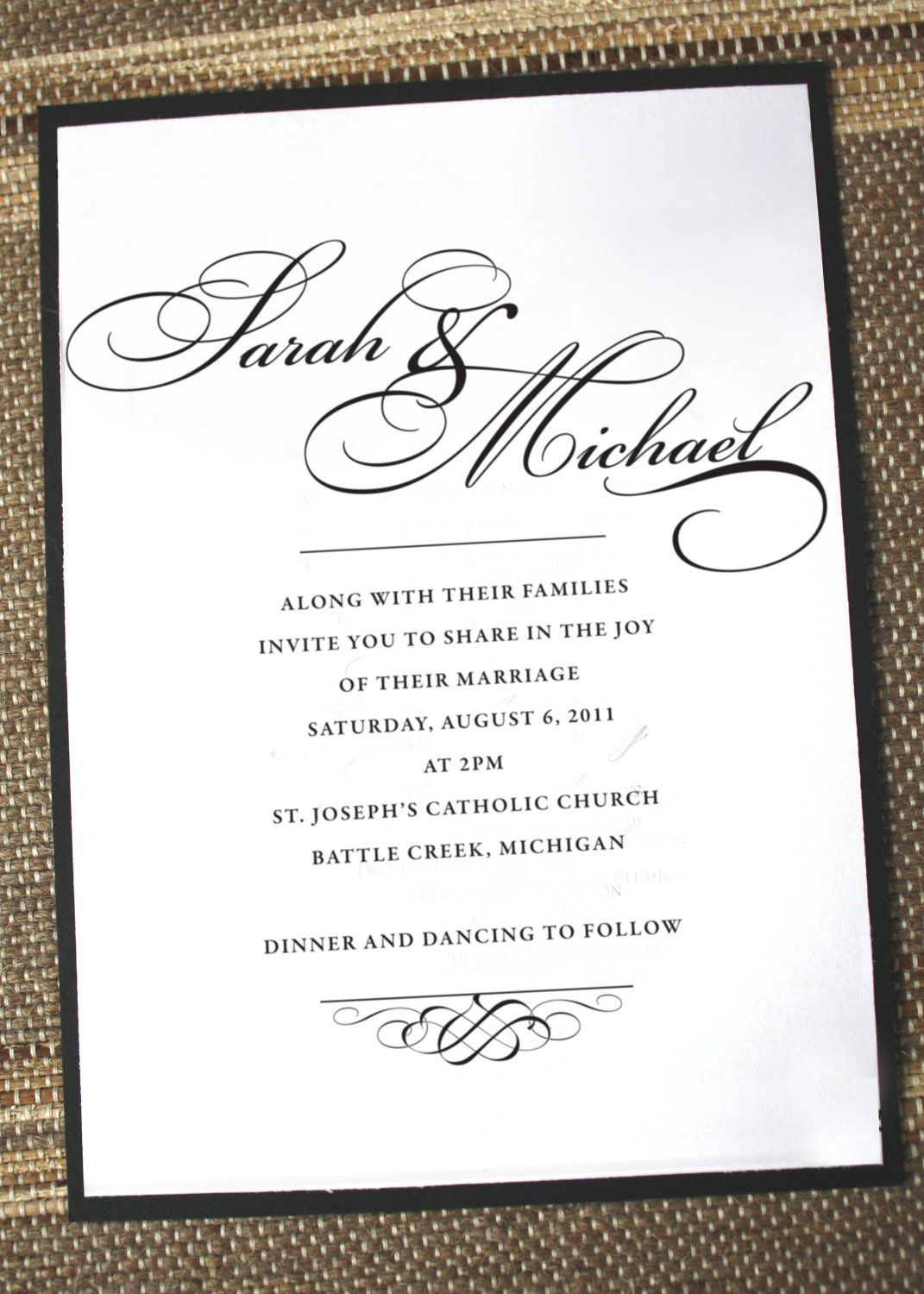 Classy Wedding Invitations Layoffsn inside sizing 1071 X 1500