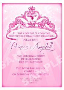 Click On The Free Printable Princess Party Invitation Template To in proportions 1071 X 1500