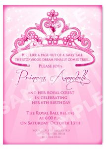 Click On The Free Printable Princess Party Invitation Template To with proportions 1071 X 1500