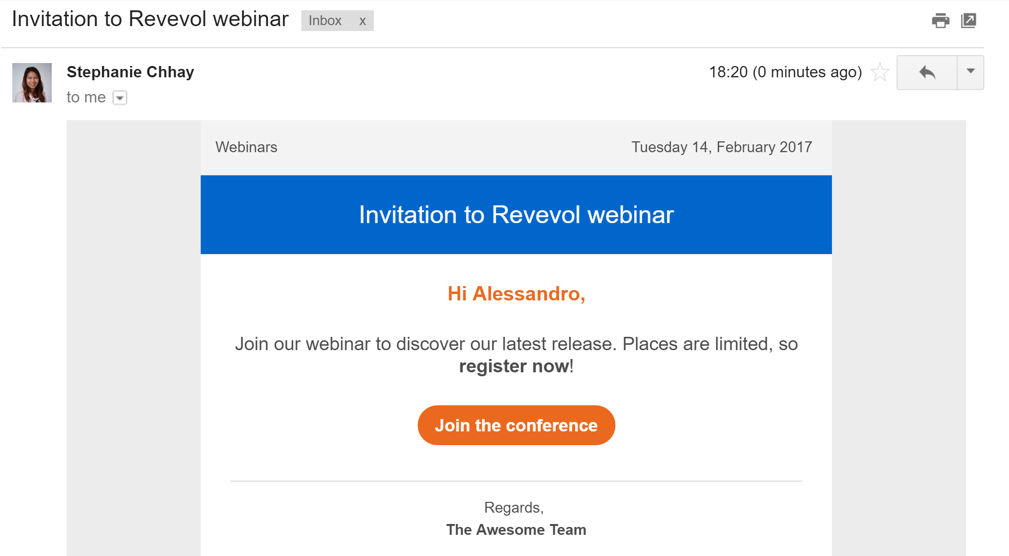 Gmail Invitation Templates