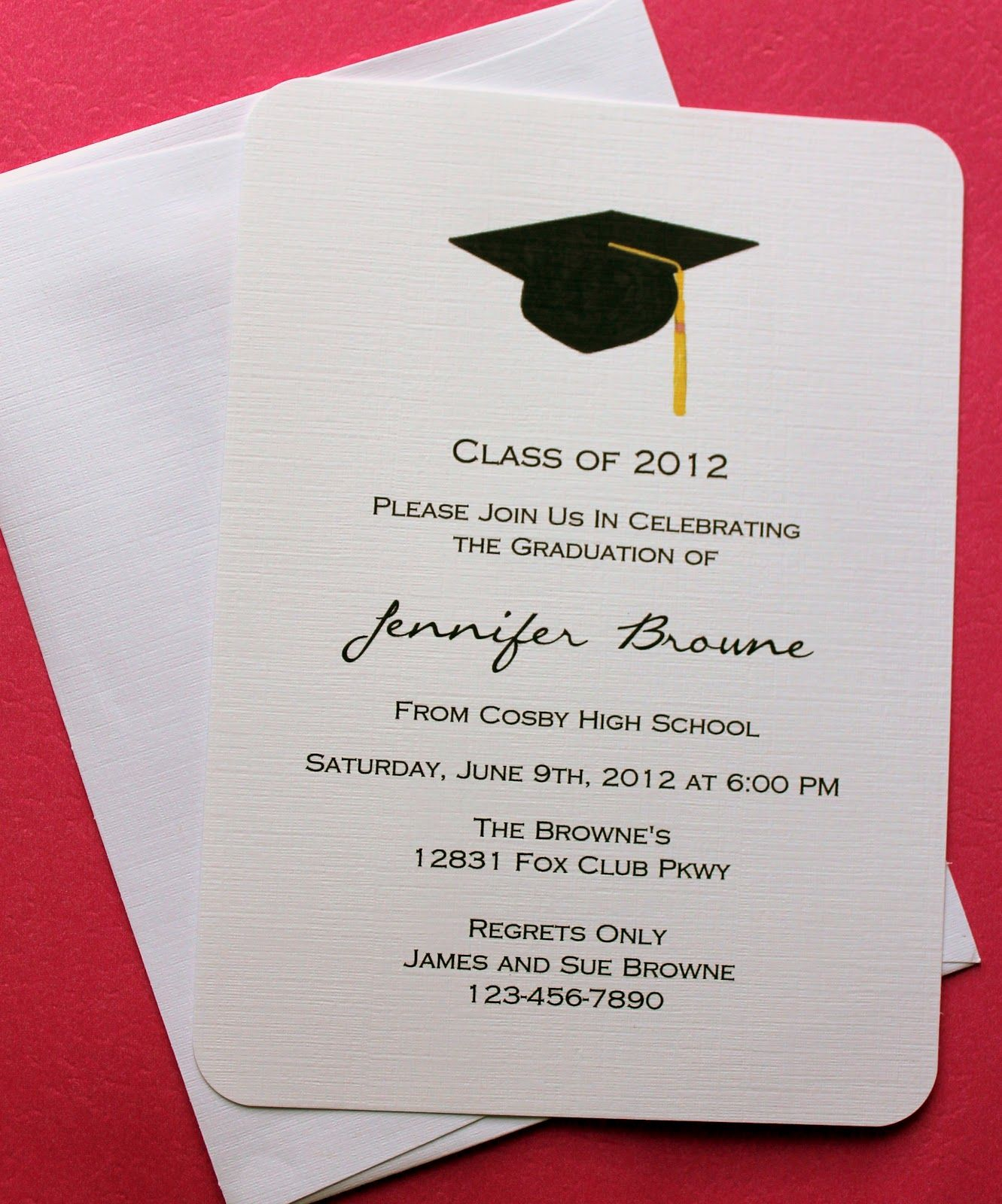 Free Printable Graduation Invitation Template