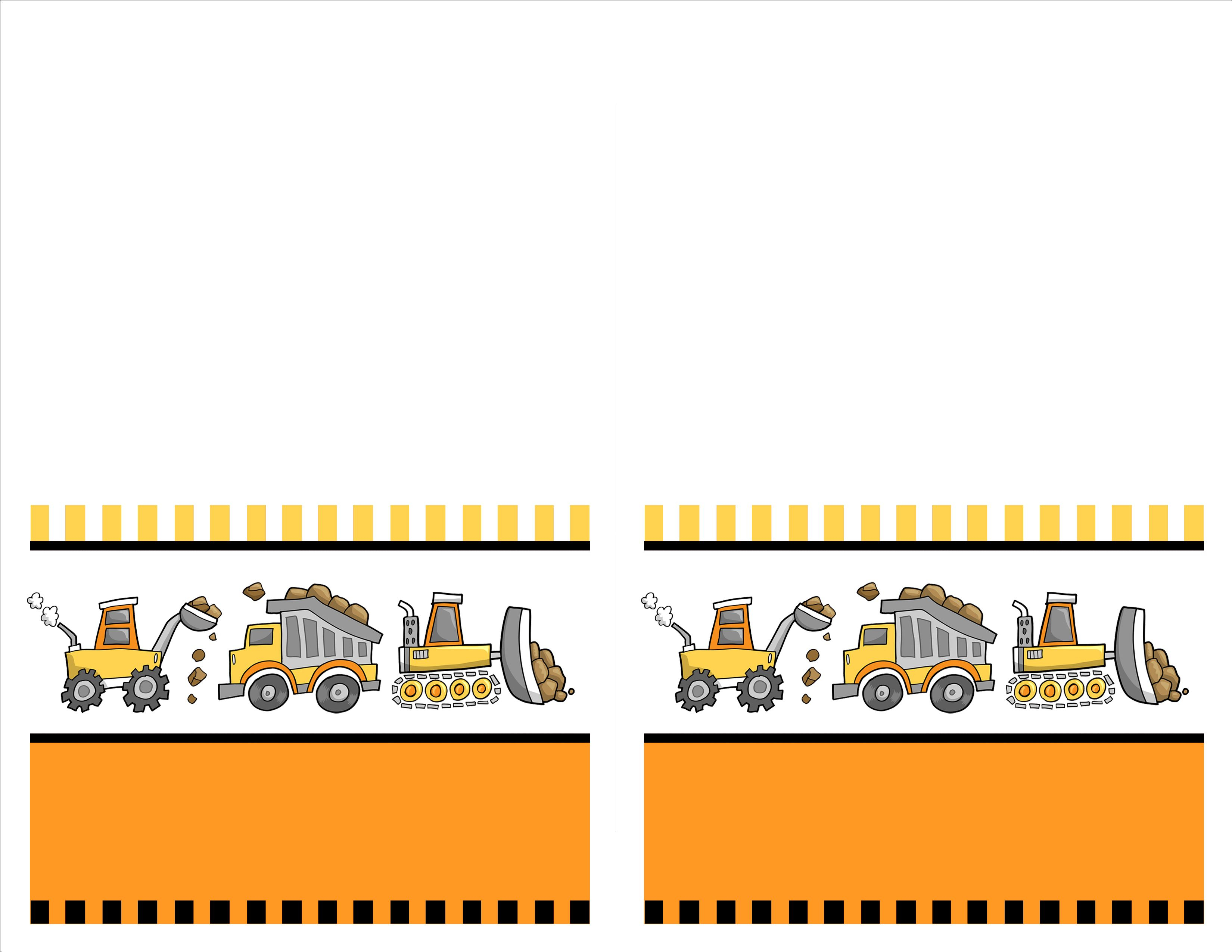 Construction Birthday Party With Free Printables Three with regard to proportions 3300 X 2550