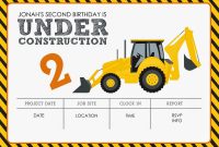 Construction Themed Birthday Party Free Printables Jacqueline regarding sizing 1600 X 1143