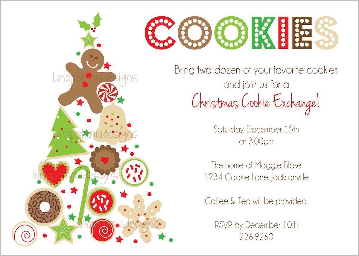 Cookie Party Gingerbread Party Cute Graphic And Invitation for sizing 1200 X 857