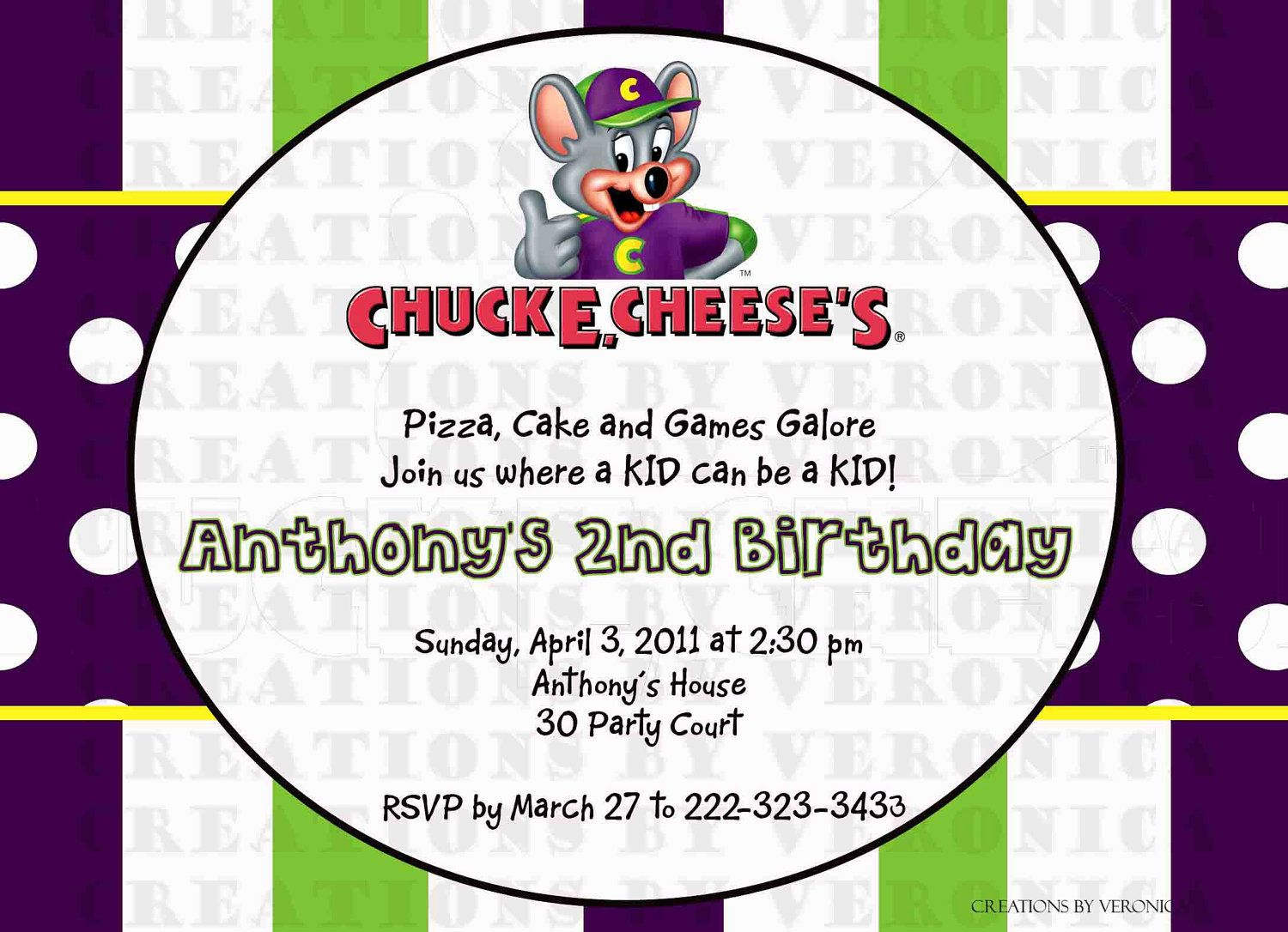 Cool Free Template Chuck E Cheese Birthday Party Invitations in proportions 1500 X 1086