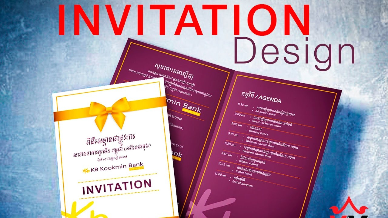 Create Grand Opening Invitation Template In Adobe Illustrator Cc with regard to size 1280 X 720