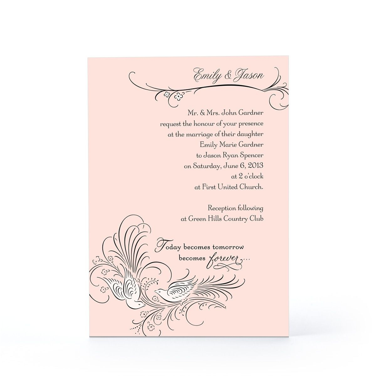 Create Hallmark Wedding Invitations Templates Designs Invitations within measurements 1200 X 1200