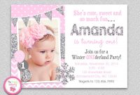 Create Winter Onederland Birthday Invitations Modern Templates within sizing 1500 X 1071