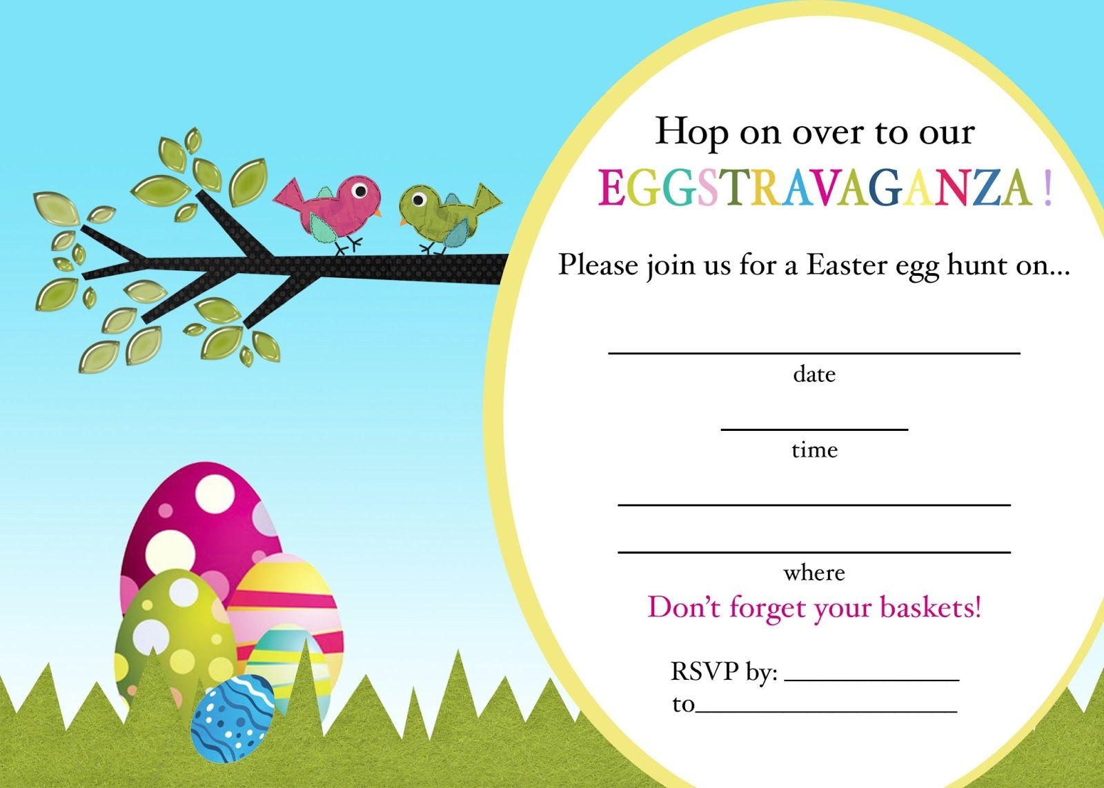 Creatively Quirky At Home Free Easter Egg Hunt Printable for measurements 1600 X 1143