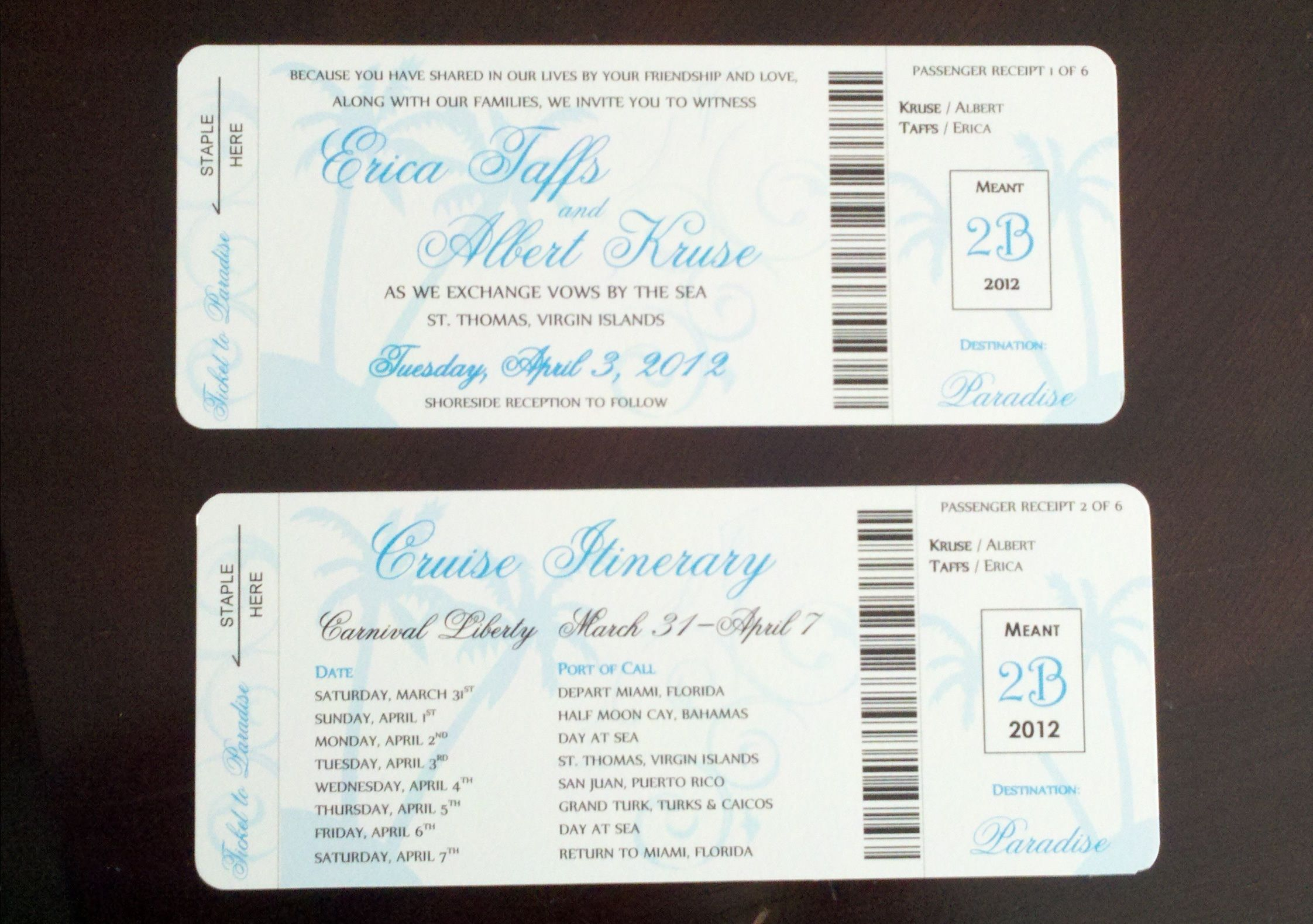 Cruise Boarding Pass My Diy Boarding Pass Invitations Cruise pertaining to proportions 2244 X 1580