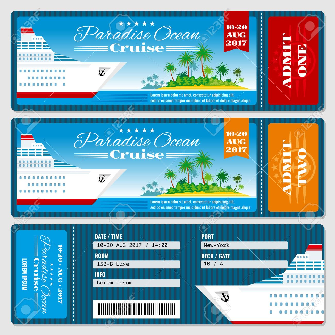 Cruise Ship Boarding Pass Ticket Honeymoon Wedding Cruise intended for size 1300 X 1300