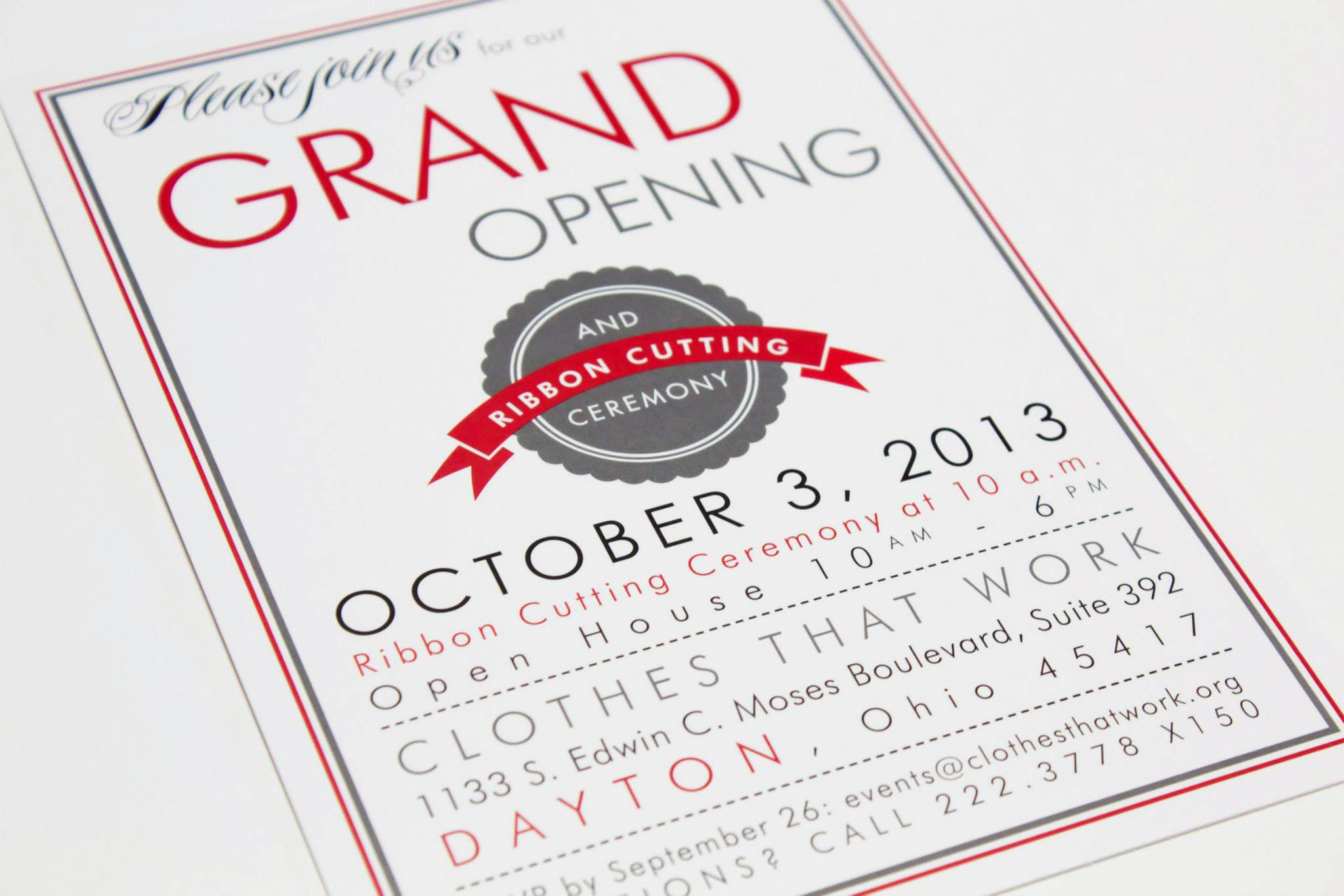 Shop Opening Invitation Templates • Business Template Ideas